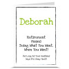 Do What You Want As Long As Your Husband Says It's Okay Personalised Retirement Card