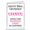 Fabulous Bitch Personalised Birthday Card