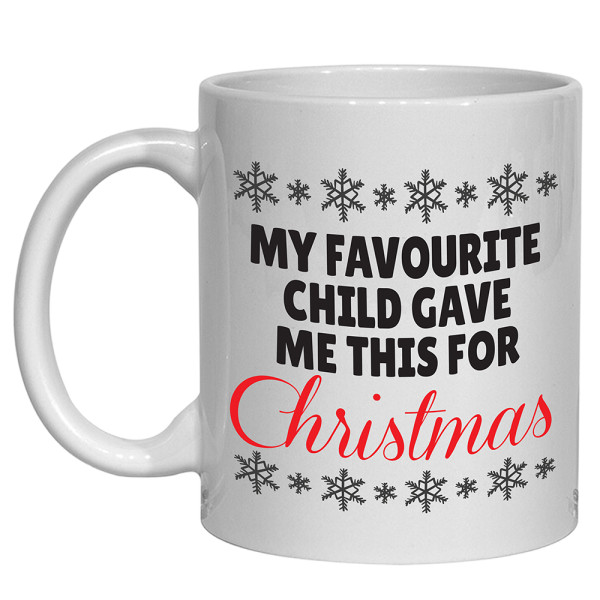 Favourite Child Xmas Mug