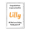 Arse Licker Personalised Promotion Card