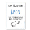 Bone In Your Body Personalised Birthday Card