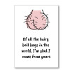 Father's Day Ball Bag Card