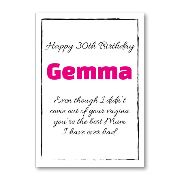 Step Mum - Best Mum Genes Personalised Birthday Card