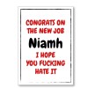 New Job I Hope You Hate It Personalised Leaving Cards