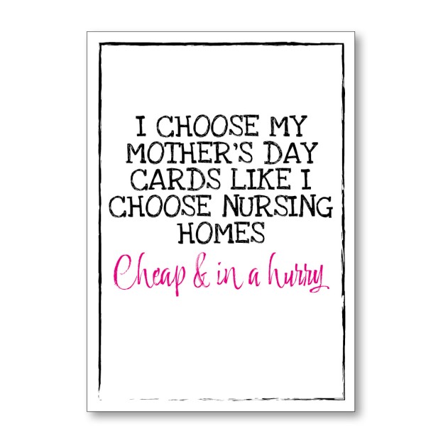Mother's Day Nursing Home Card