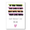 Care Home Mother's Day Card