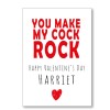 Cock Rock Valentine's Card