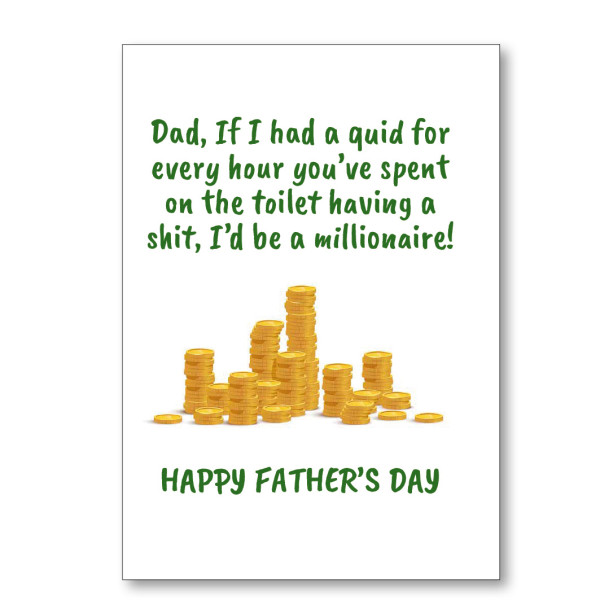 Father's Day Millionaire Card