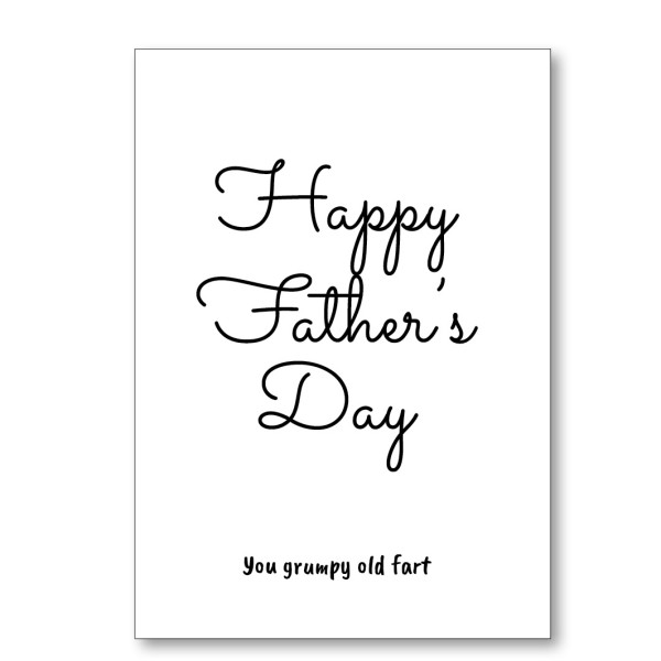 Father's Day Old Fart Card