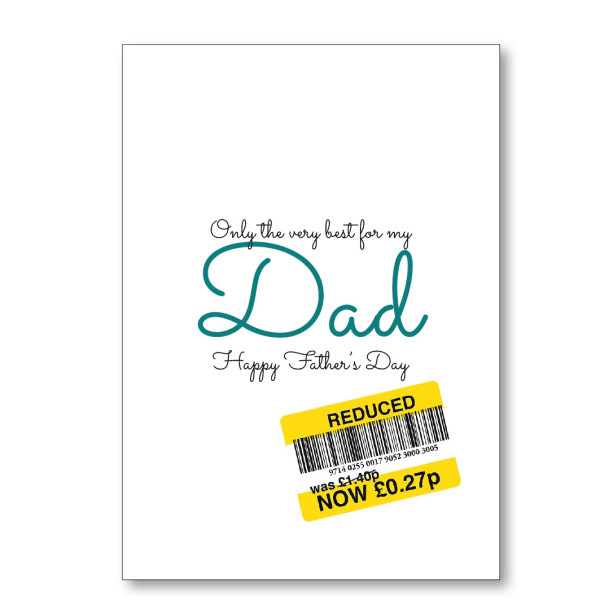 Father's Day Reduced Card