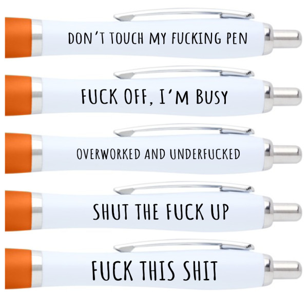 The Fuck Pack Pen Collection