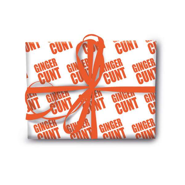 Ginger Cunt Wrapping Paper