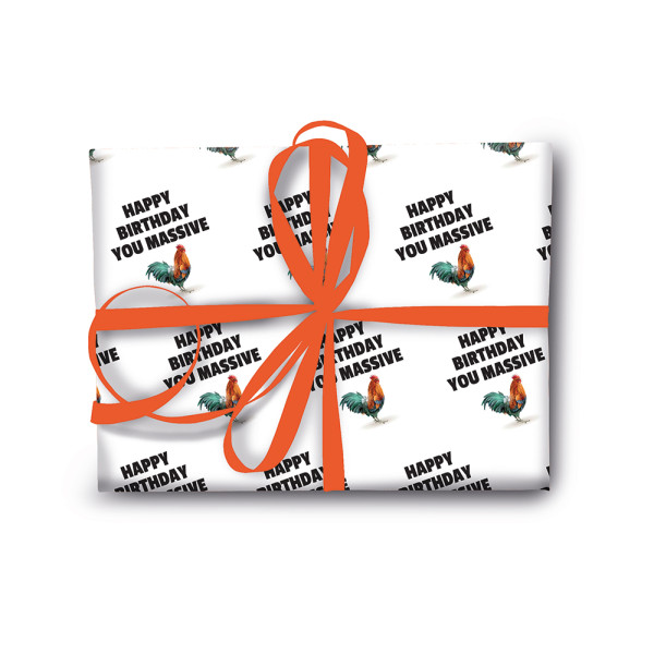 Massive Cock Birthday Wrapping Paper