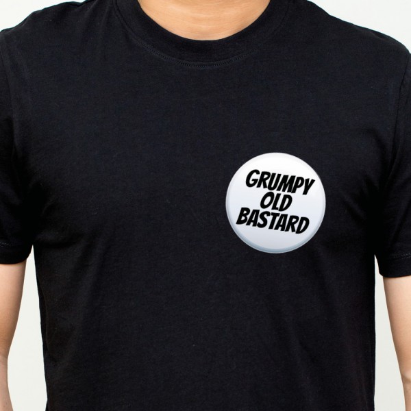 Grumpy Old Bastard Badge 