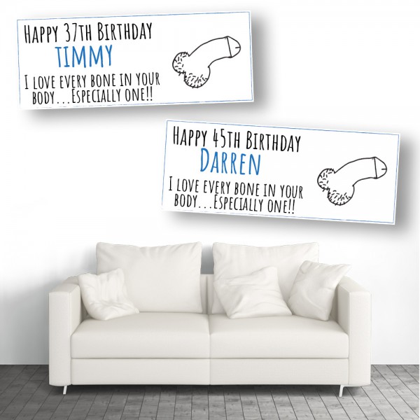 Bone In Your Body Personalised Birthday Banners