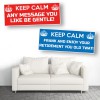 Keep Calm Personalised Any Message Banners