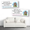 Excuse The Mess Personalised New Home Banners