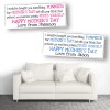 Mother's Day Pelvic Floor Personalised Mothers Day Banners
