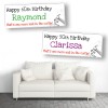 Nail In Coffin Personalised Birthday Banners