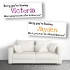 Office Dickhead Personalised Leaving Banners - Available in 7 Colours
