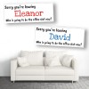 Office Slut Personalised Leaving Banners - Available in 7 Colours