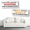 Old Bastard Personalised Birthday Banners