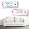 Just A Wanker Personalised Driving Test Banners