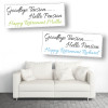 Goodbye Tension Hello Pension Personalised Retirement Banners